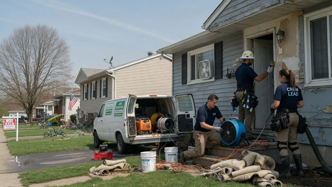 Flood Cleanup in Emington, IL near me