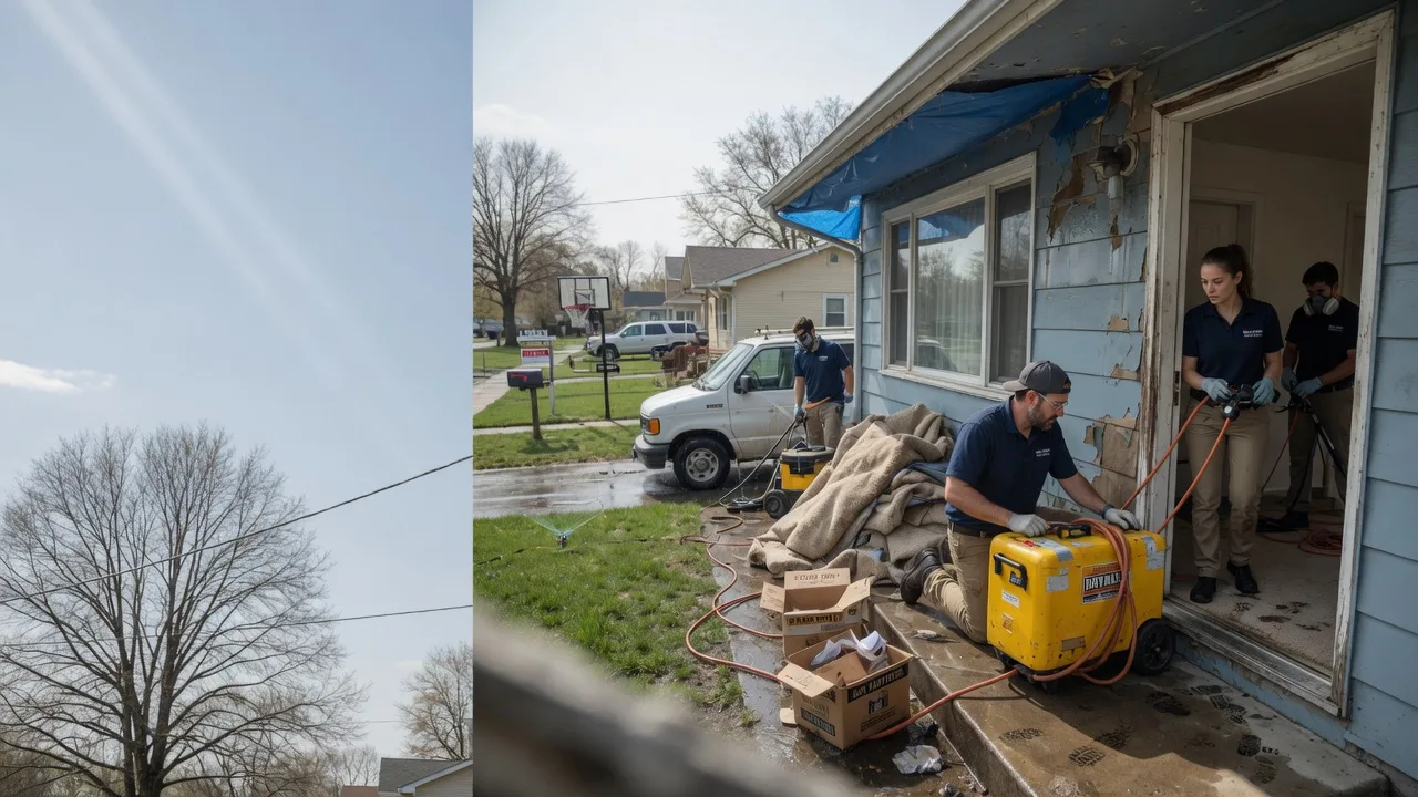Basement Flood Cleanup in Emington, IL near me